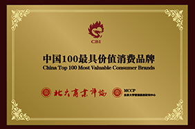 中国100最具价值消费品牌